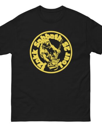 Black Label Society 2025 Yellow Circle Unisex classic tee