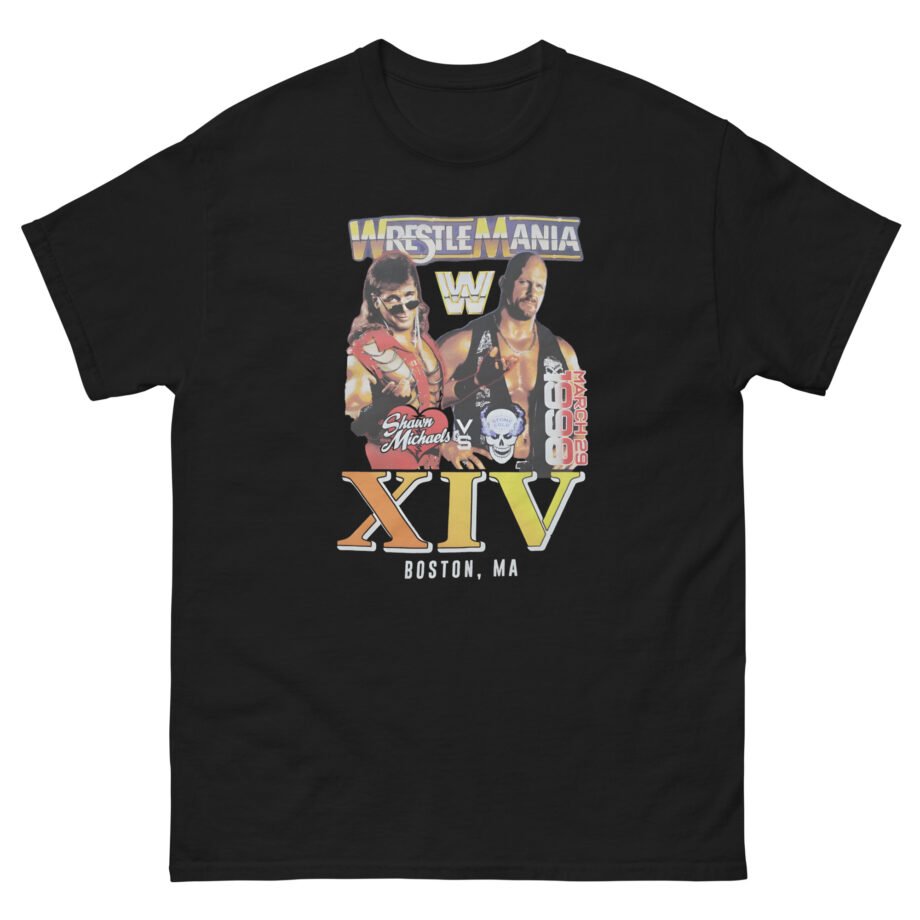 Lauv Wrestlemania Xiv 1998 Boston Unisex classic tee