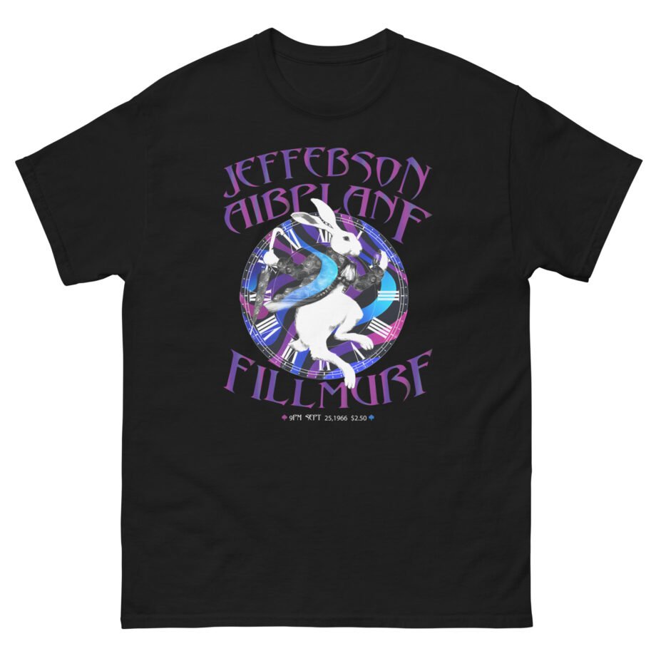 Jefferson Airplane White Rabbit Fillmore Unisex classic tee