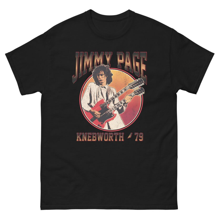 Jimmy Page Knebworth '79 Unisex classic tee