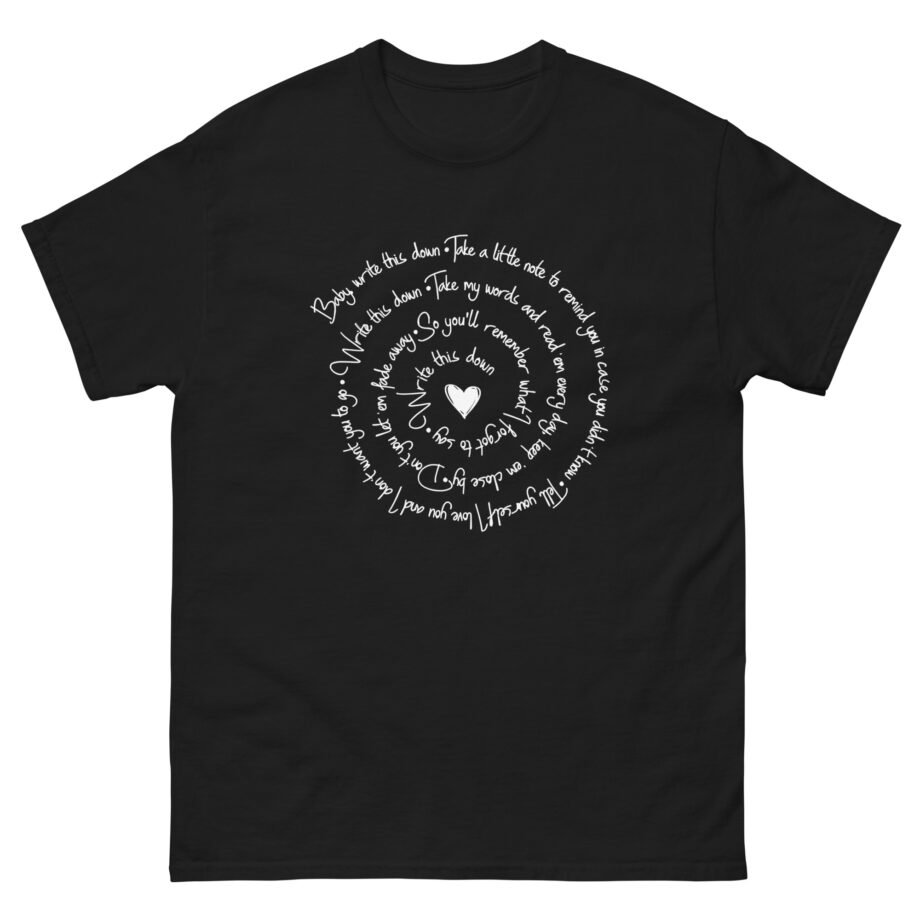 George Strait Wine Write This Down Unisex classic tee