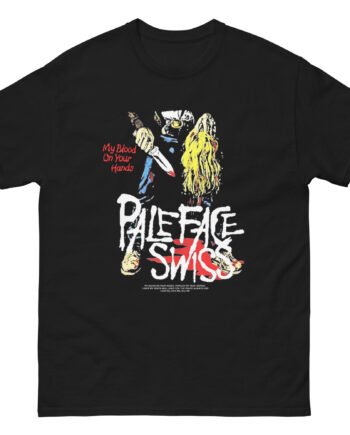 Paleface Swiss My Blood on Your Hands Washed Out Unisex classic tee