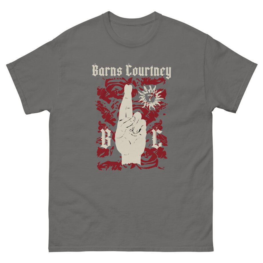 Barns Courtney Hicon Roses and Crossed Fingers Unisex classic tee