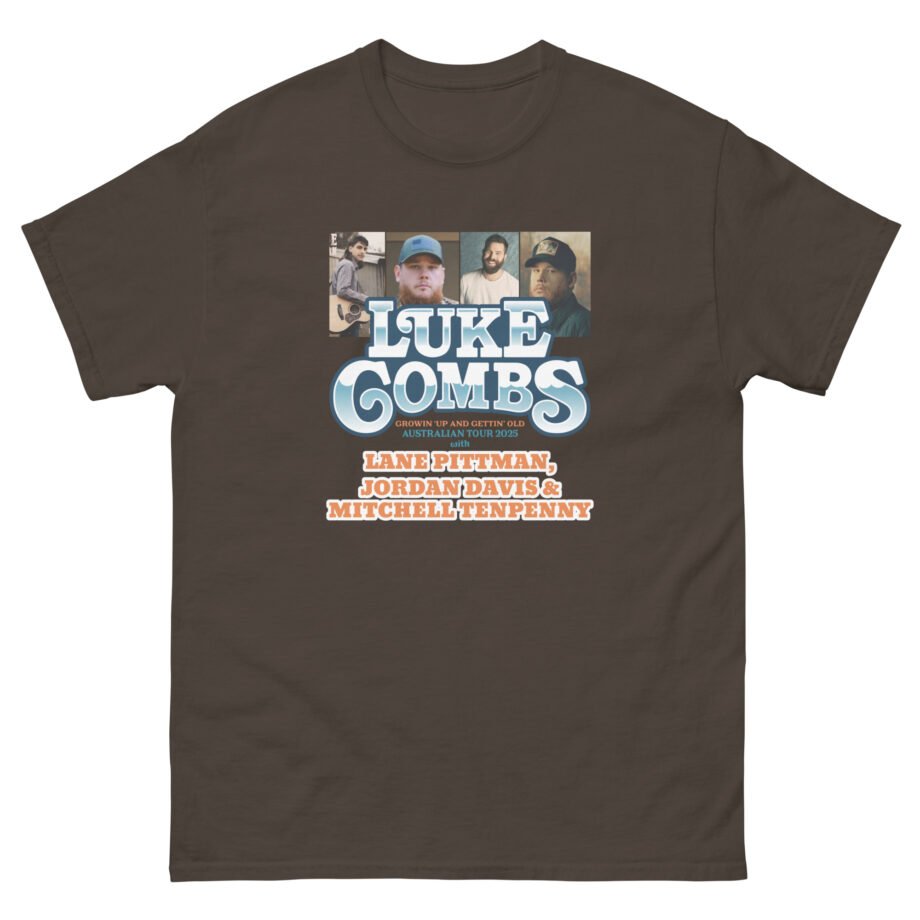 Luke Combs Growin Up and Gettin Old Australia Tour Unisex classic tee