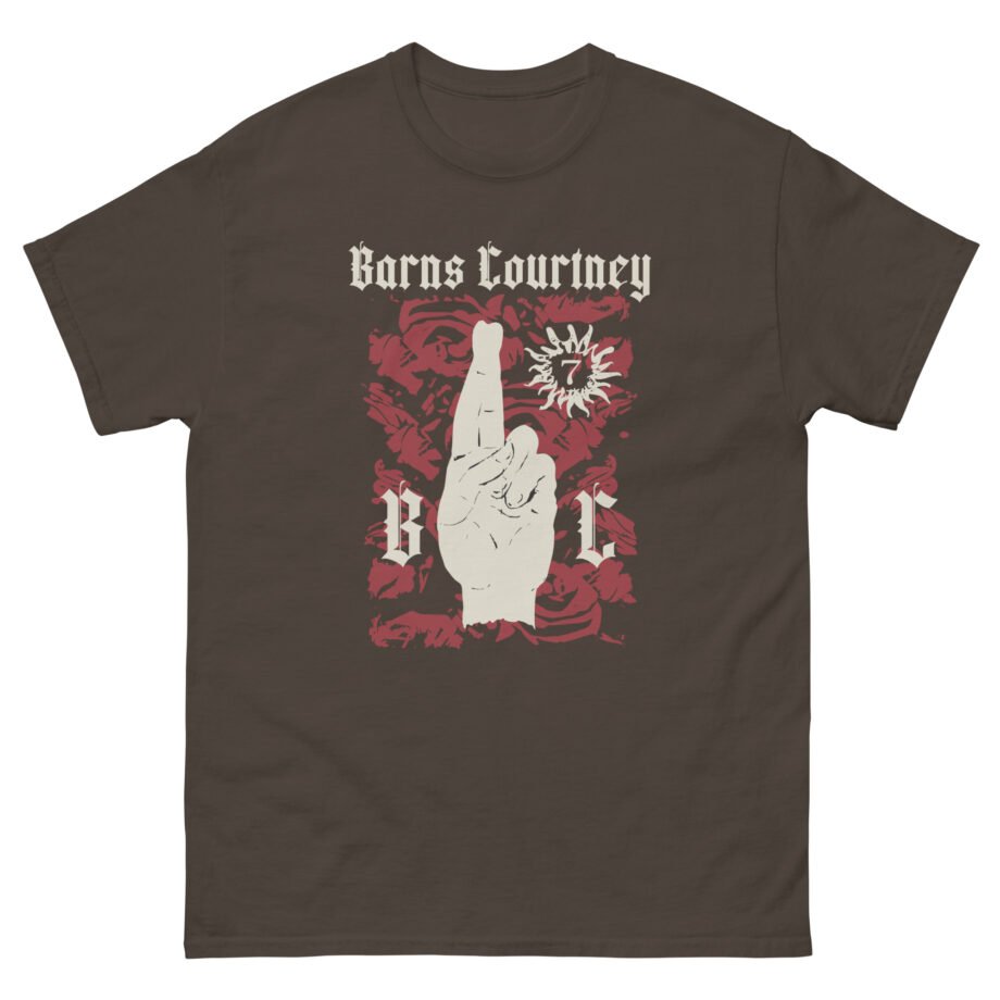Barns Courtney Hicon Roses and Crossed Fingers Unisex classic tee