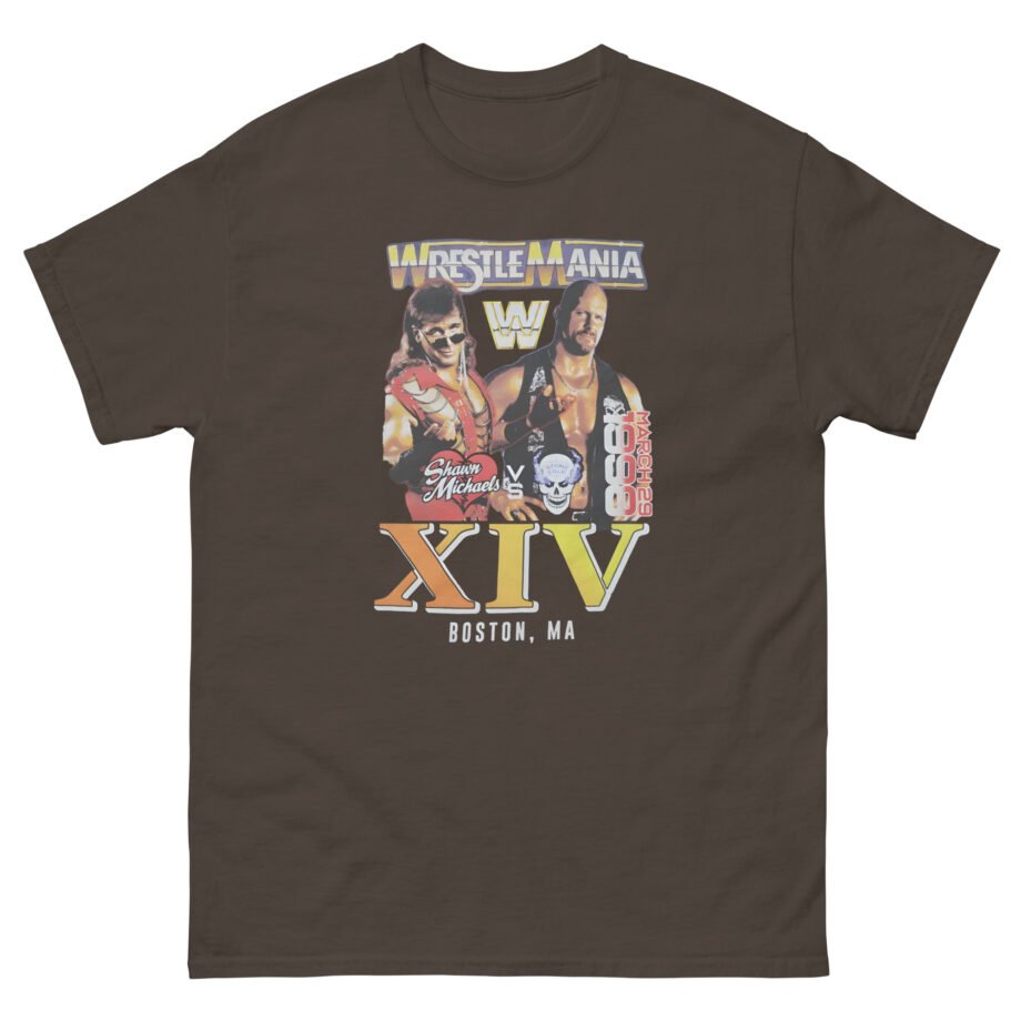 Lauv Wrestlemania Xiv 1998 Boston Unisex classic tee