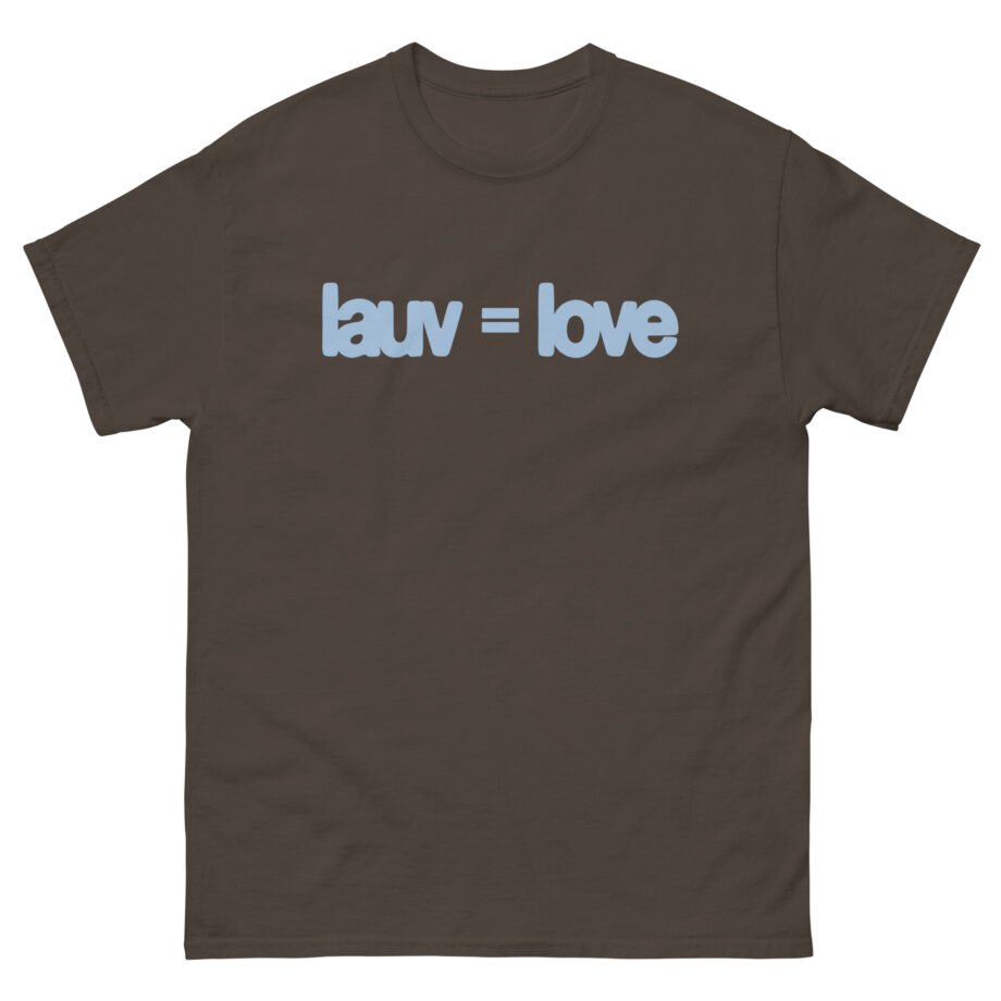 Lauv = Love Unisex classic tee