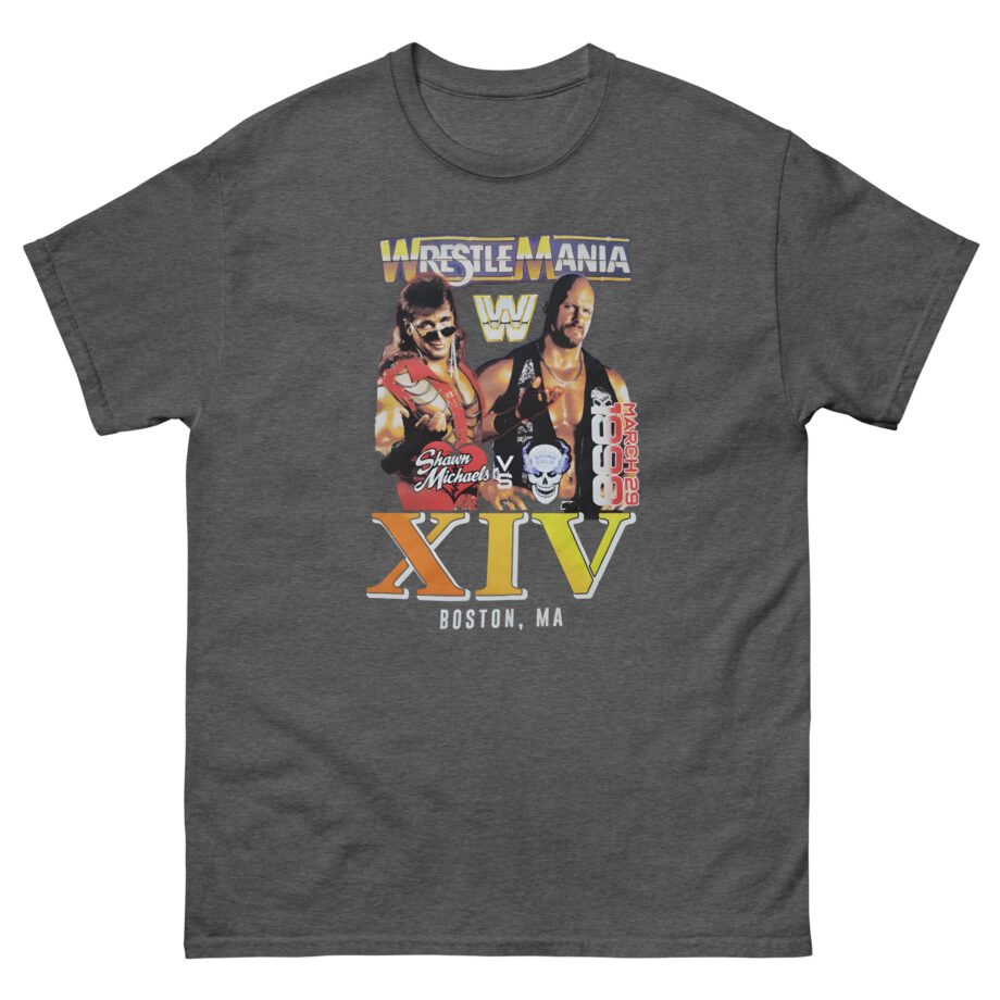 Lauv Wrestlemania Xiv 1998 Boston Unisex classic tee