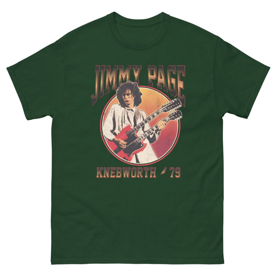 Jimmy Page Knebworth '79 Unisex classic tee