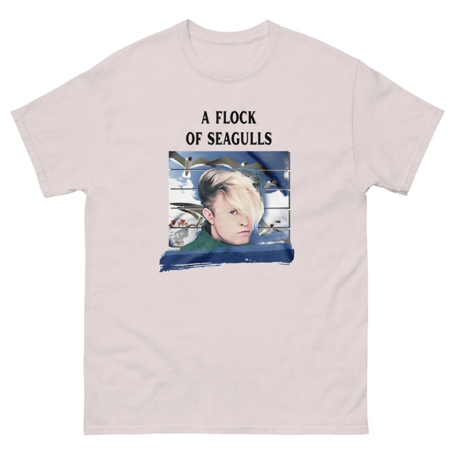 A Flock of Seagulls Birds in Flight Unisex classic tee