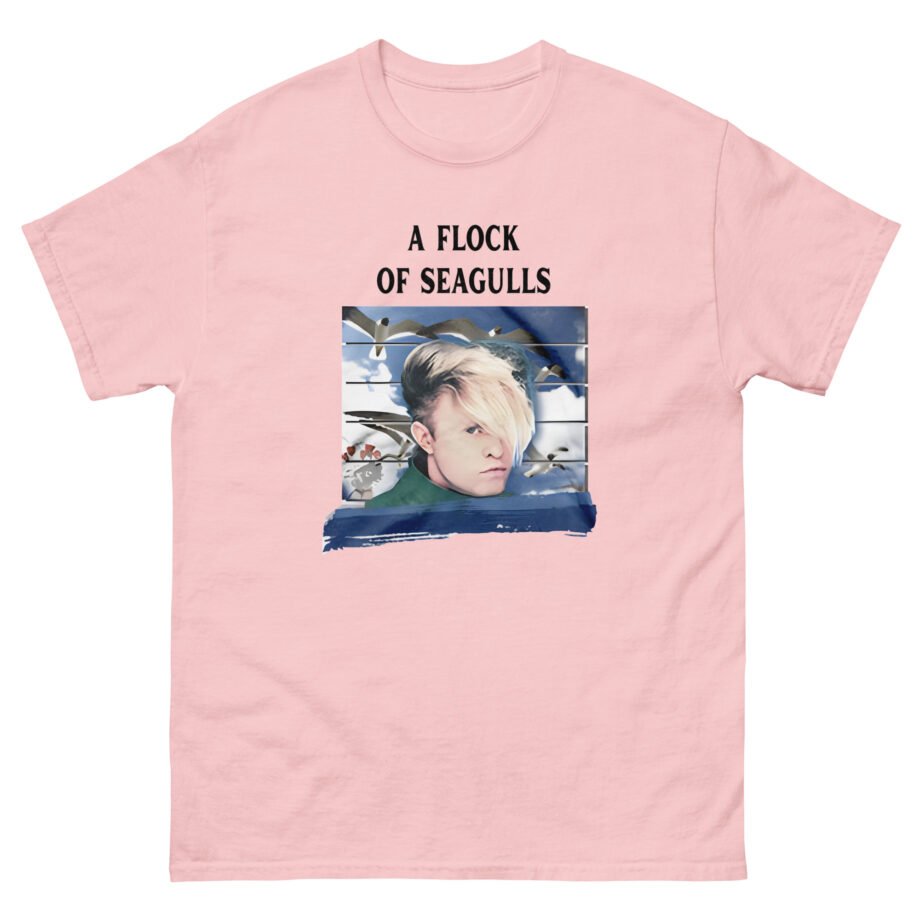 A Flock of Seagulls Birds in Flight Unisex classic tee