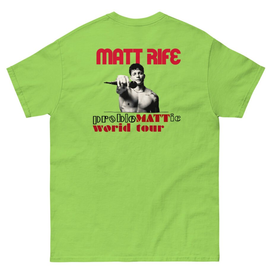 Matt Rife Problemattic Tour Pic Unisex classic tee