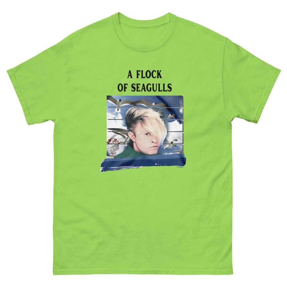A Flock of Seagulls Birds in Flight Unisex classic tee