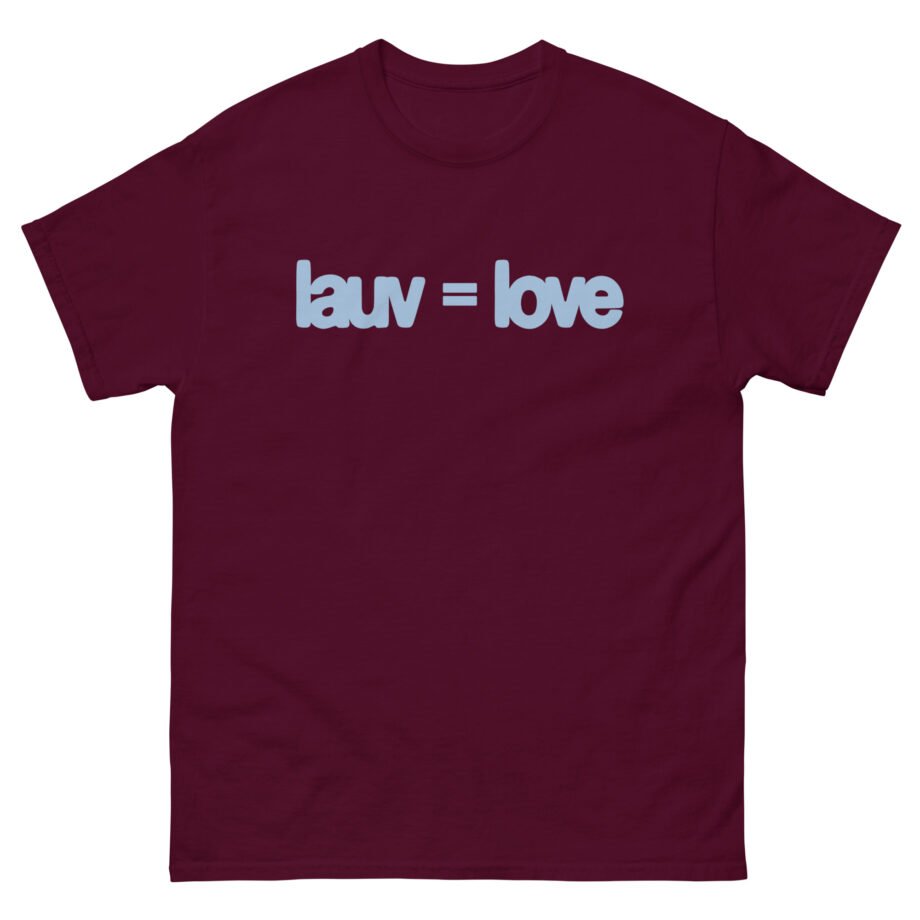 Lauv = Love Unisex classic tee