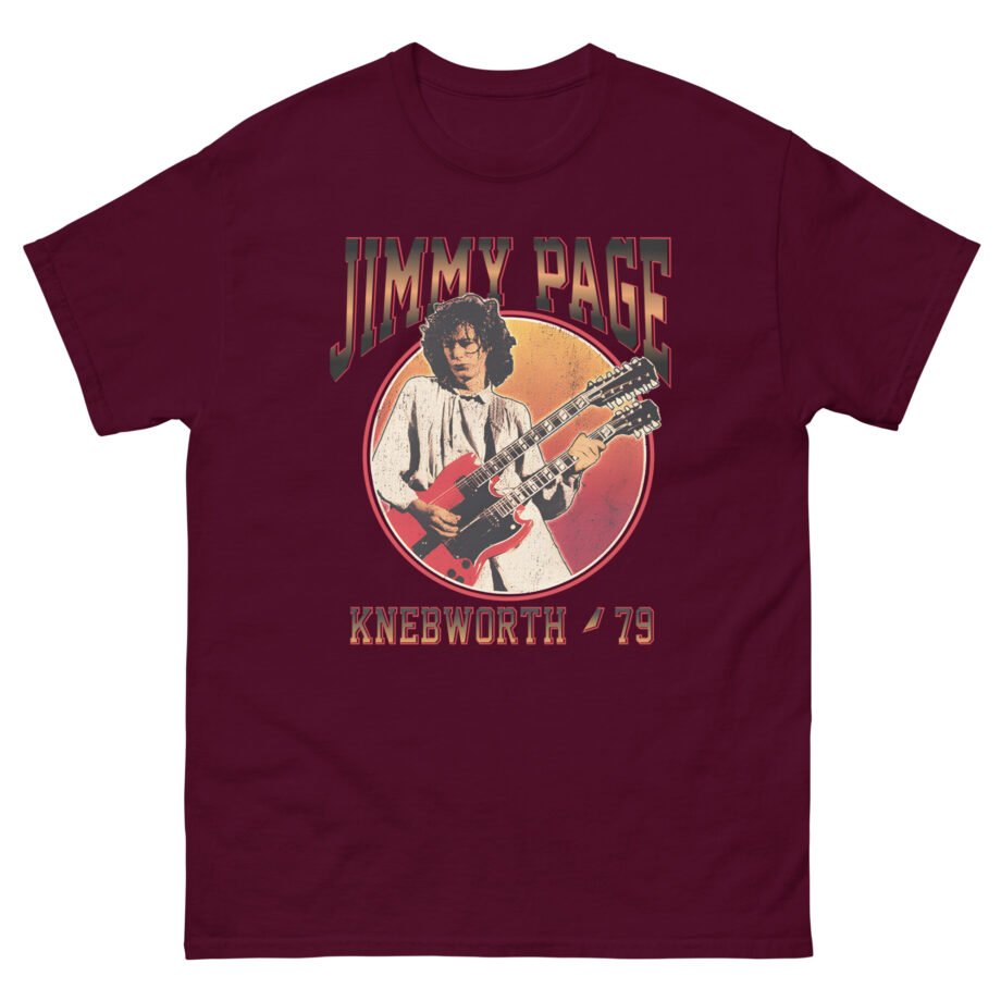 Jimmy Page Knebworth '79 Unisex classic tee