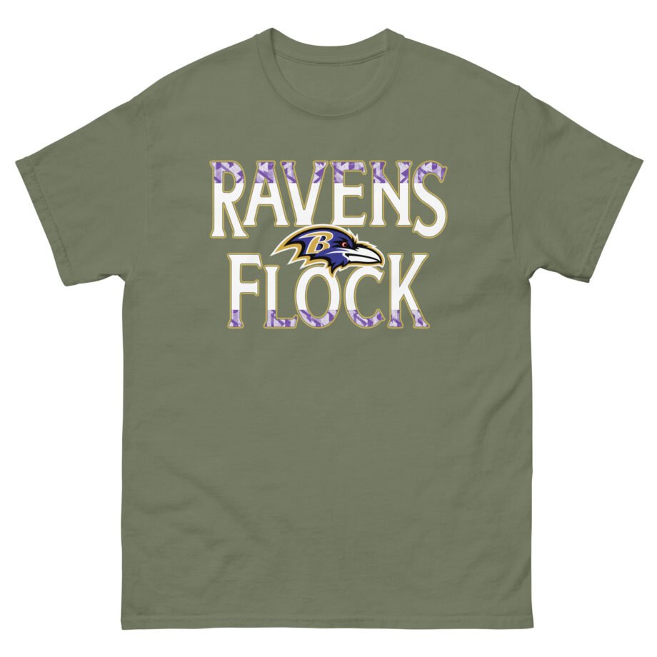 Ravens Flock Unisex classic tee