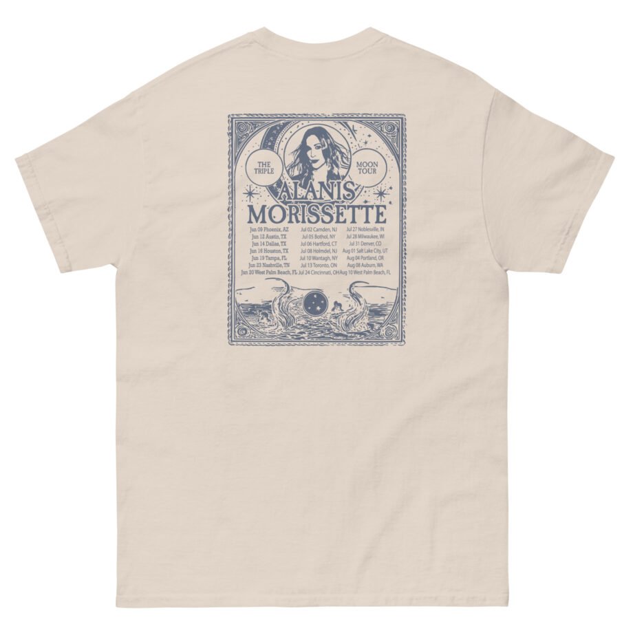 Alanis Morissette The Teple Moon Tour Unisex classic tee