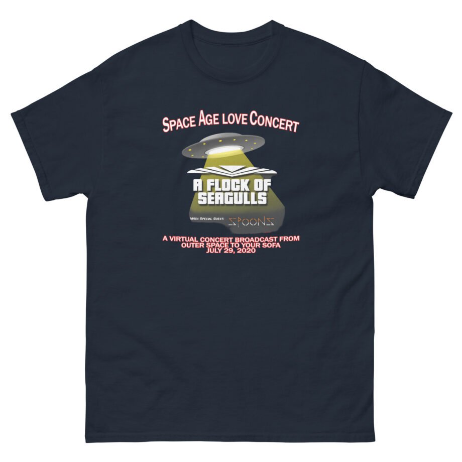 A Flock of Seagulls Space Age Love Concert Unisex classic tee
