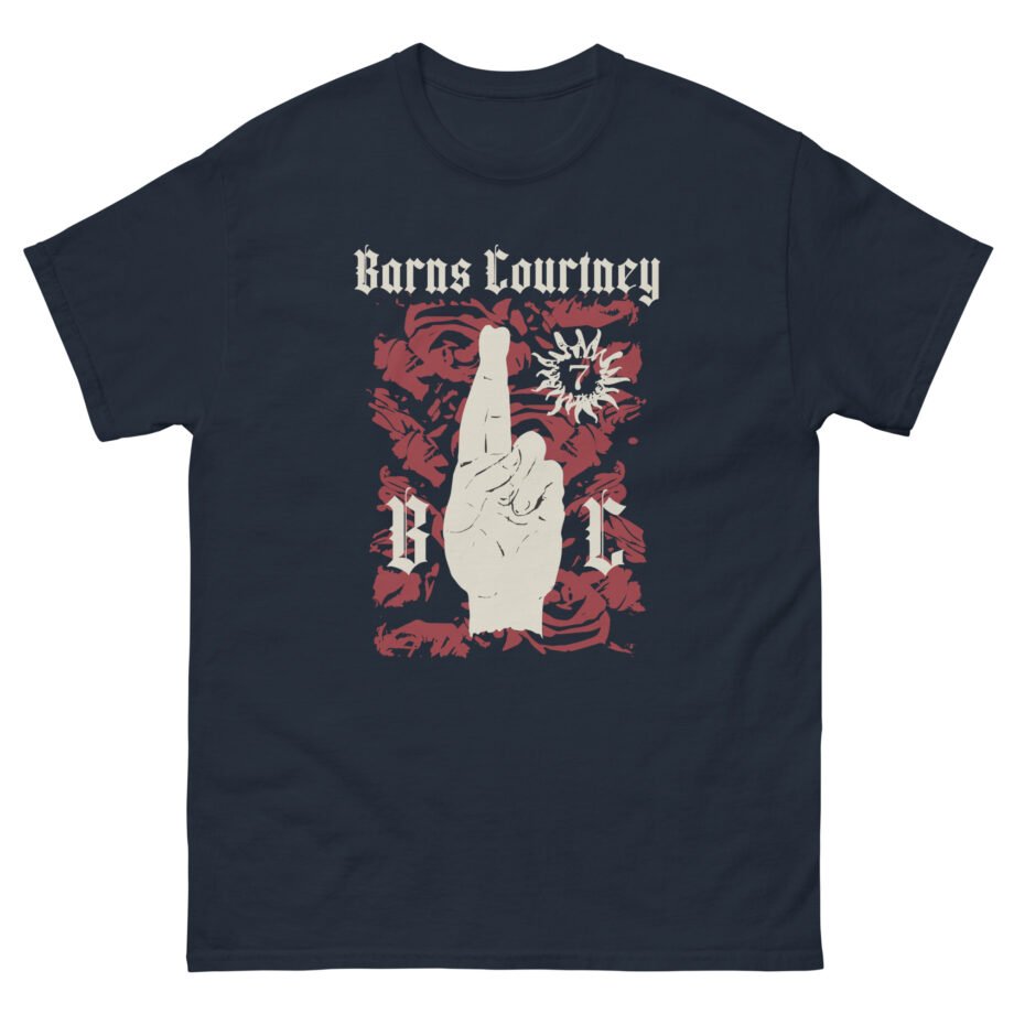 Barns Courtney Hicon Roses and Crossed Fingers Unisex classic tee