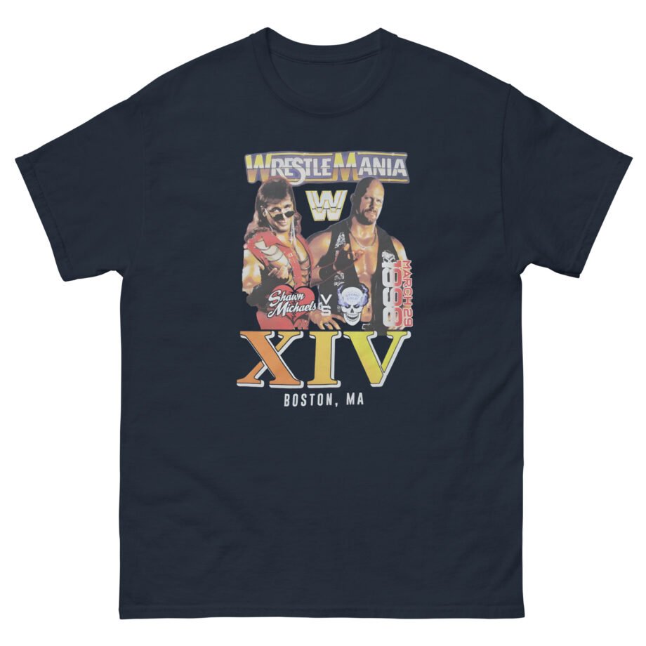 Lauv Wrestlemania Xiv 1998 Boston Unisex classic tee