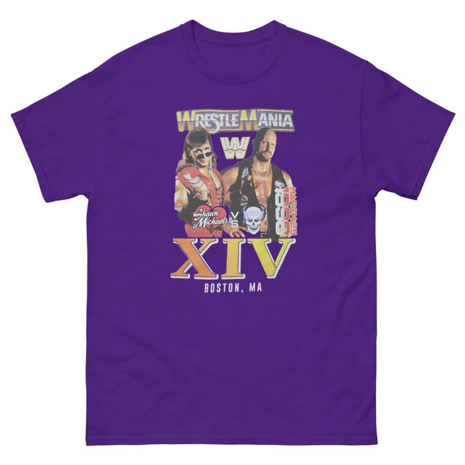 Lauv Wrestlemania Xiv 1998 Boston Unisex classic tee