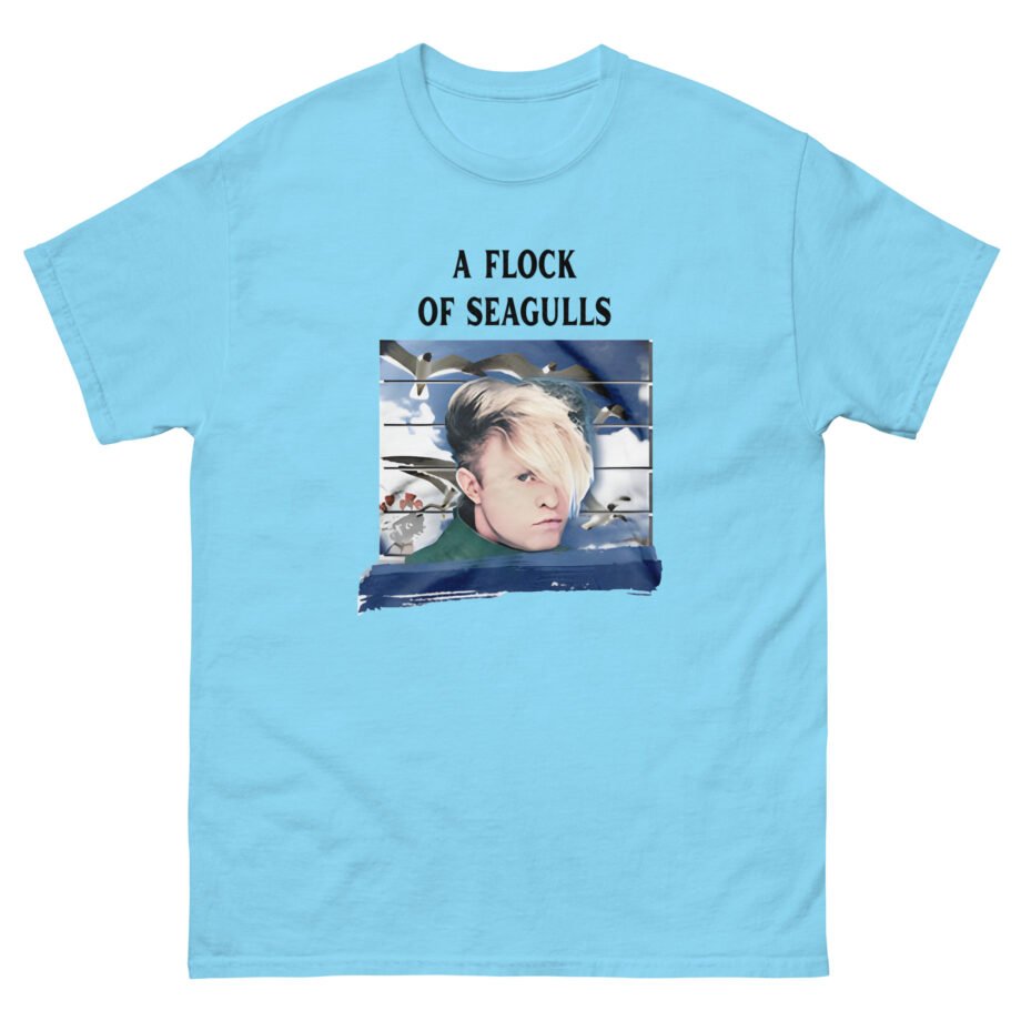 A Flock of Seagulls Birds in Flight Unisex classic tee