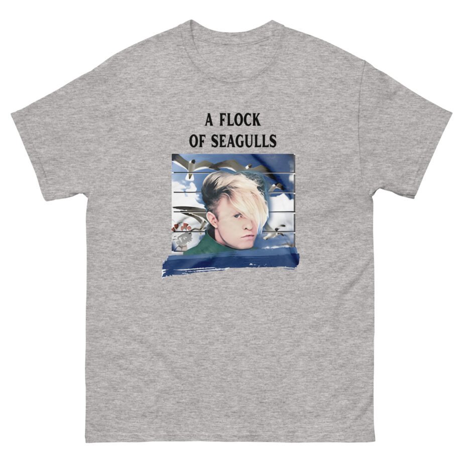 A Flock of Seagulls Birds in Flight Unisex classic tee