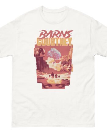 Barns Courtney Nomads on Burgundy Unisex classic tee