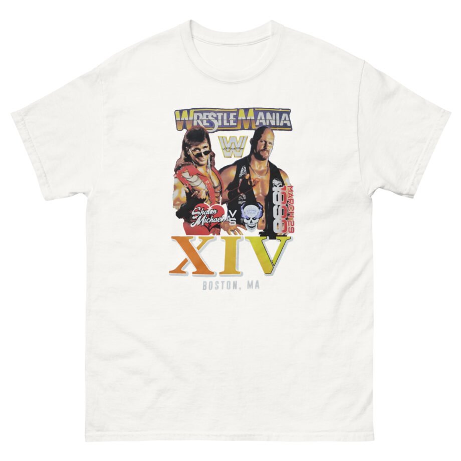 Lauv Wrestlemania Xiv 1998 Boston Unisex classic tee