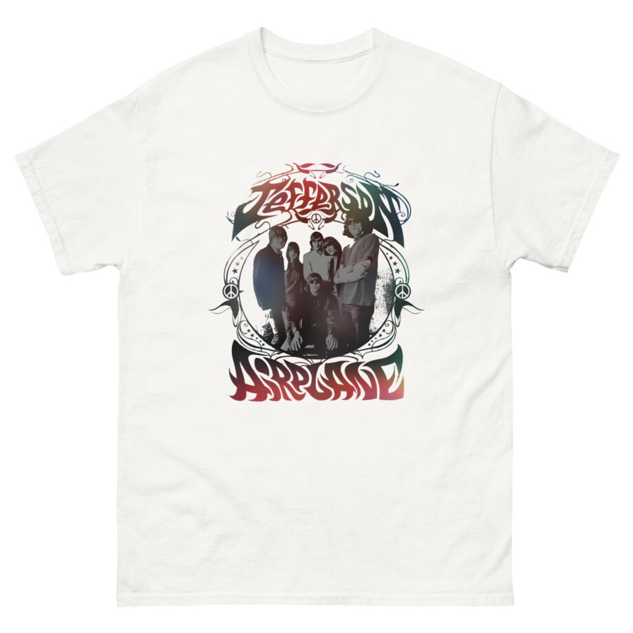 Jefferson Airplane Rainbow Band Photo Unisex classic tee