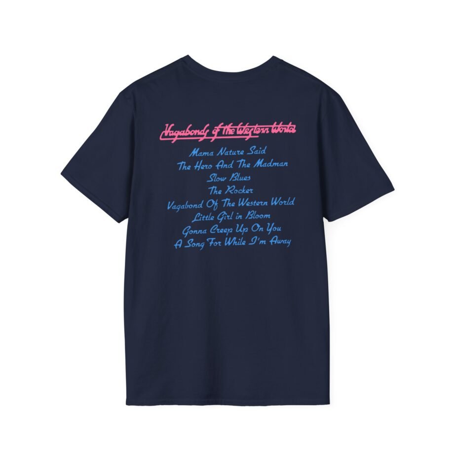 Thin Lizzy Vagabonds Tracklist Unisex Softstyle T-Shirt