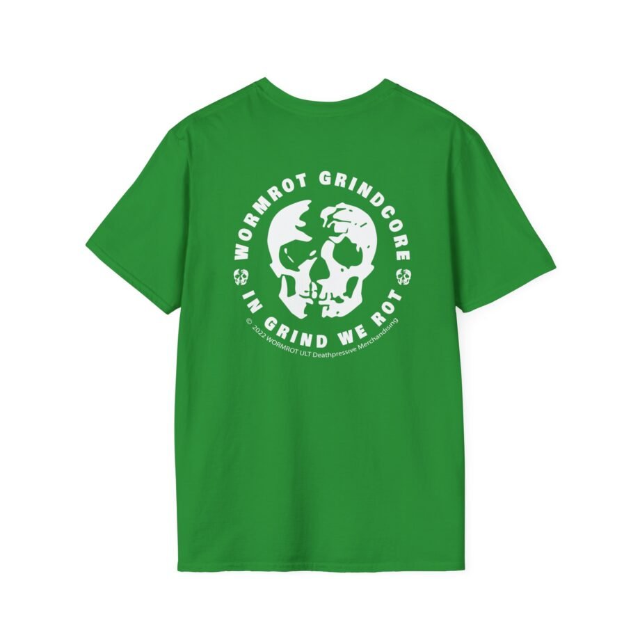 Wormrot in Grind We Rot Unisex Softstyle T-Shirt