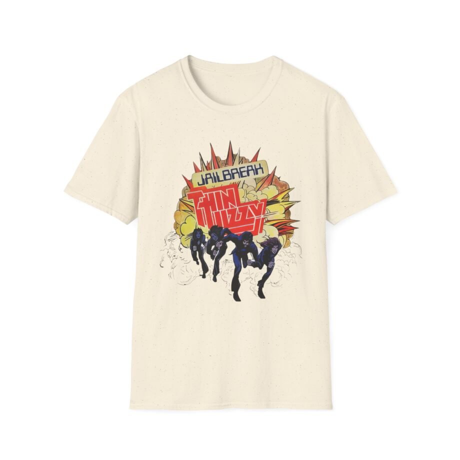 Thin Lizzy Jailbreak Explosion Unisex Softstyle T-Shirt