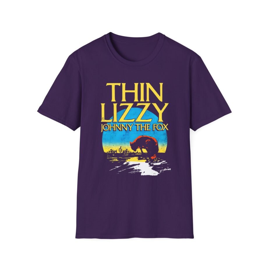 Thin Lizzy Johnny the Fox Sun Unisex Softstyle T-Shirt