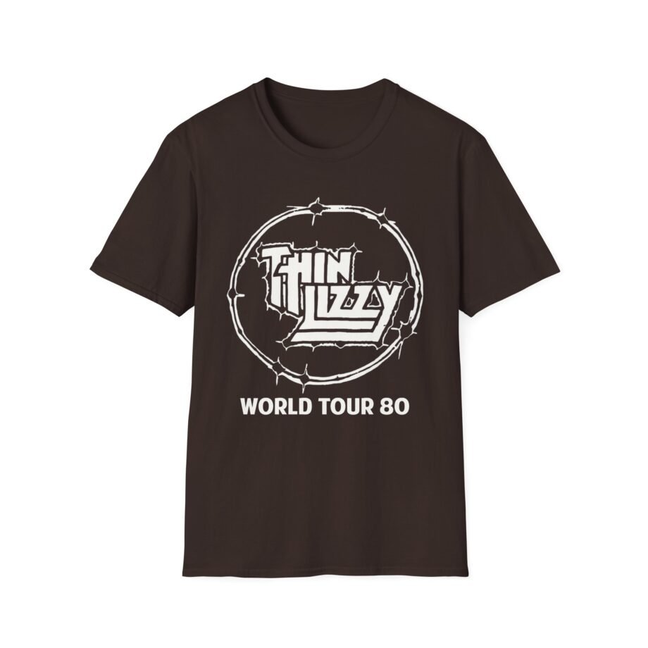 Thin Lizzy World Tour 80 Unisex Softstyle T-Shirt