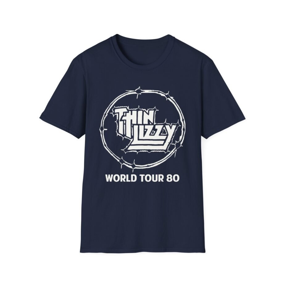 Thin Lizzy World Tour 80 Unisex Softstyle T-Shirt