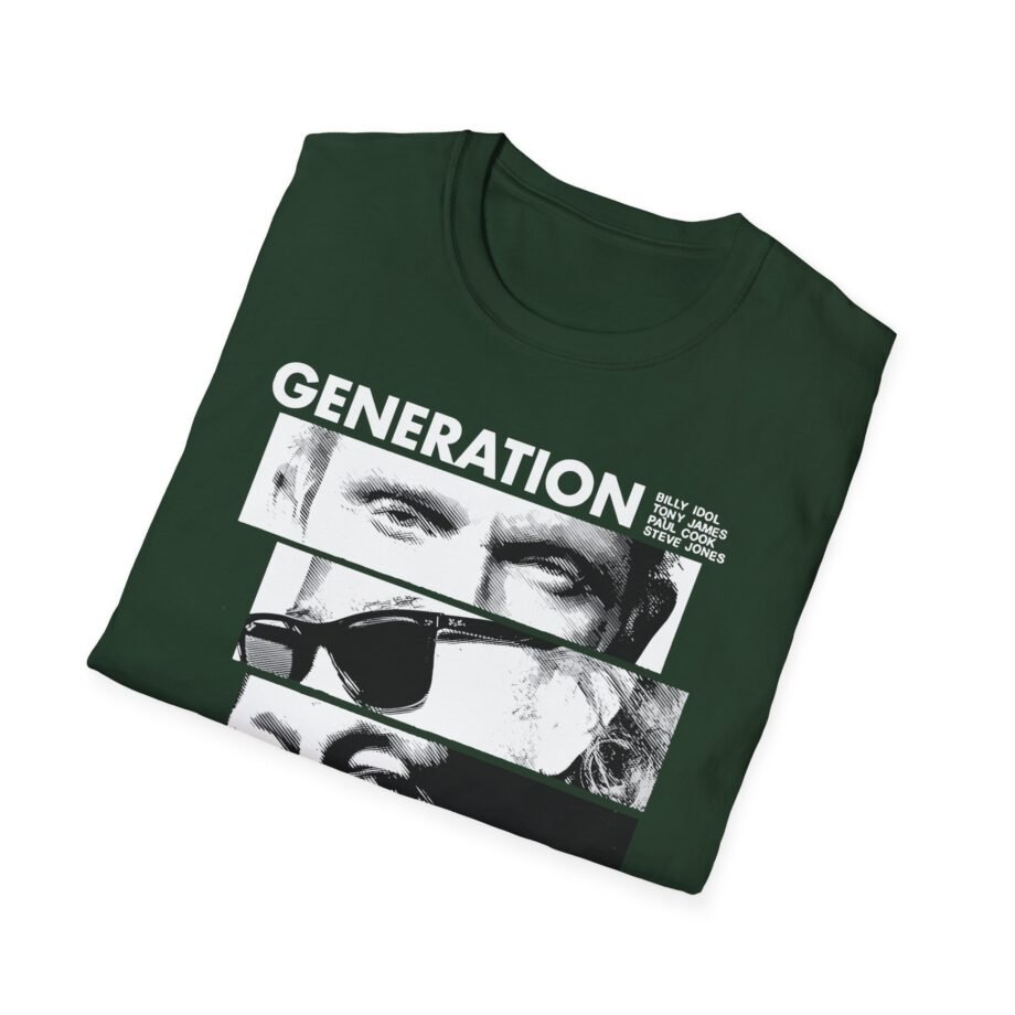 Billy Idol Eye Stack Unisex Softstyle Shirt
