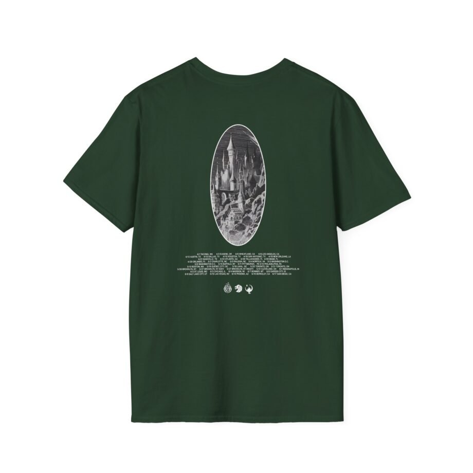 Seven Lions Journey Iii Black Tour Date Unisex Softstyle T-Shirt
