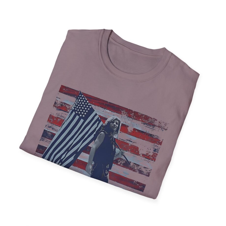 Bon Jovi American Flag Unisex Softstyle T-Shirt
