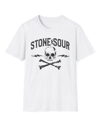 Stonesour Cross Bones 3/4 Raglan Unisex Softstyle T-Shirt