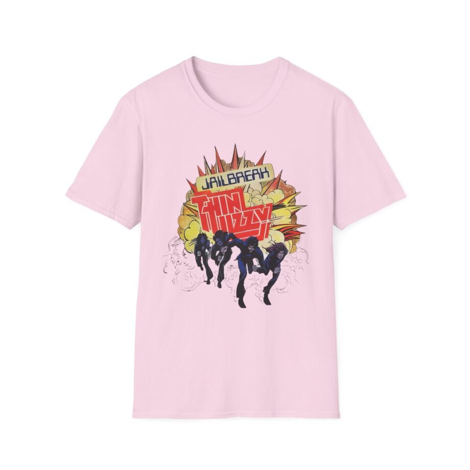 Thin Lizzy Jailbreak Explosion Unisex Softstyle T-Shirt