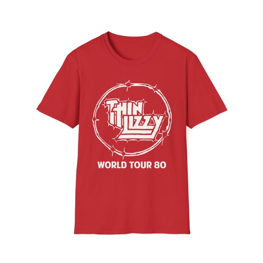 Thin Lizzy World Tour 80 Unisex Softstyle T-Shirt