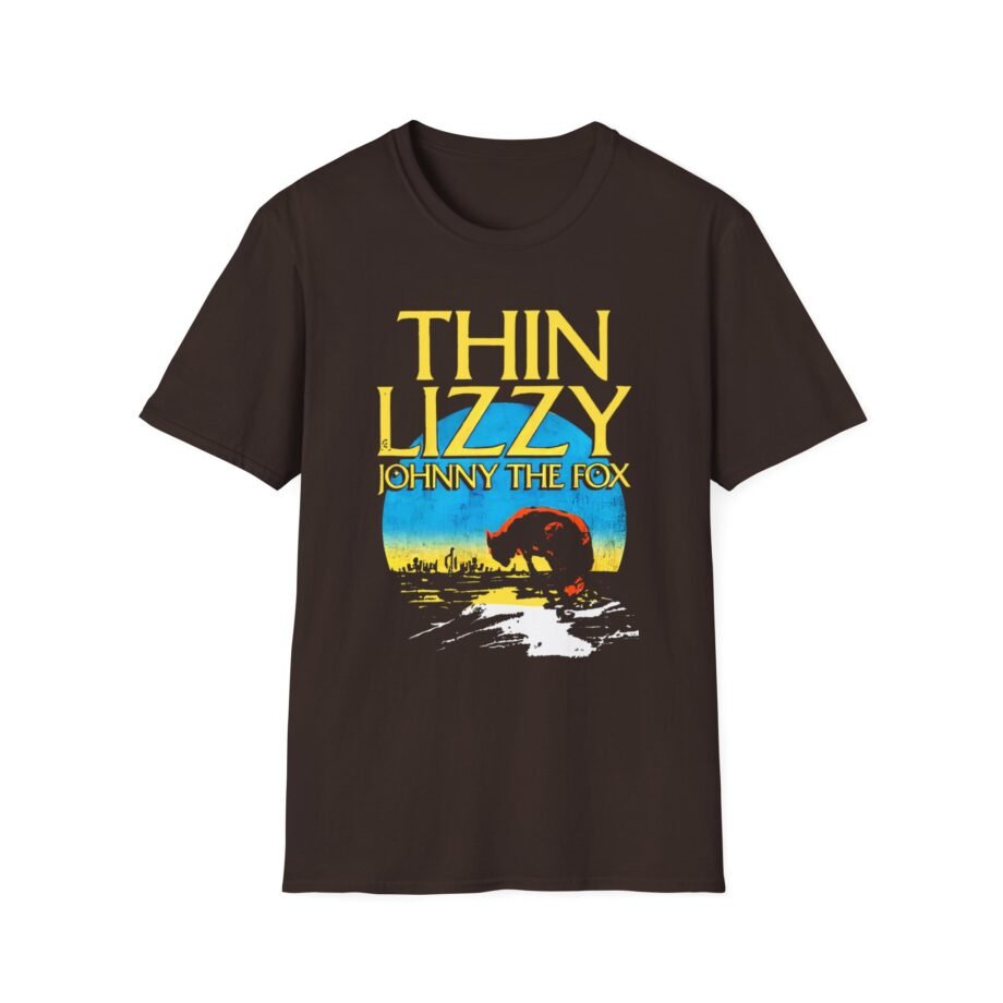 Thin Lizzy Johnny the Fox Sun Unisex Softstyle T-Shirt