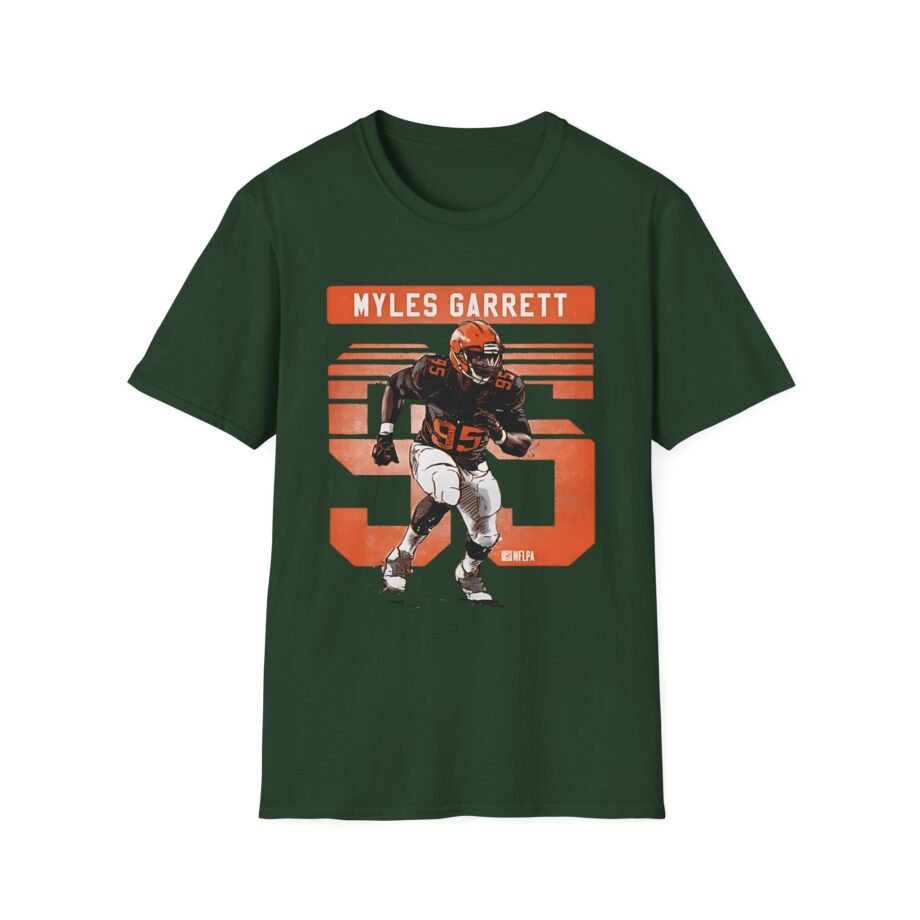 Myles Garrett Grunge Unisex Softstyle T-Shirt