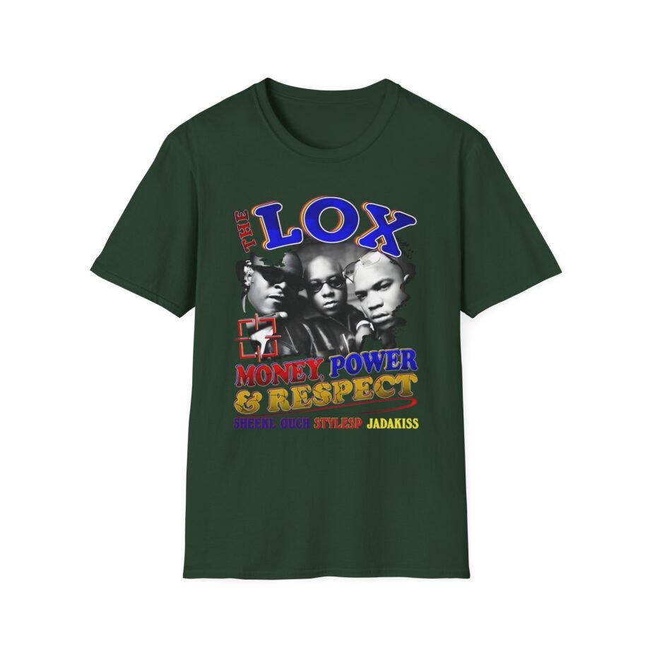 The Lox Money, Power & Respect Unisex Softstyle T-Shirt