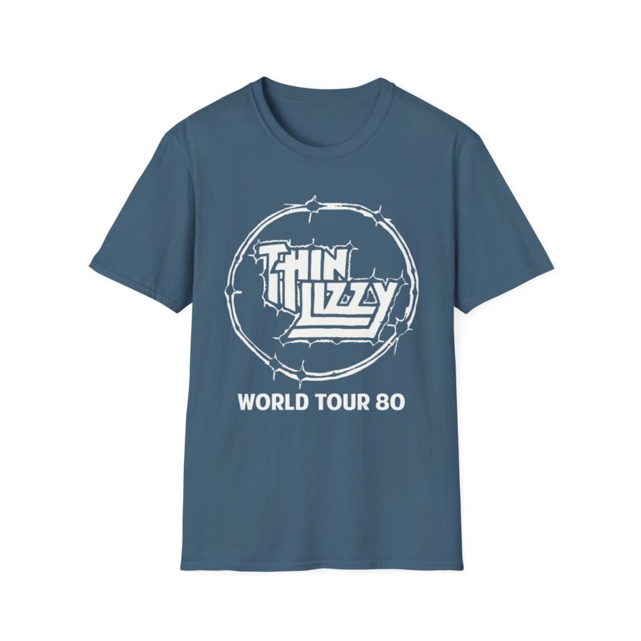 Thin Lizzy World Tour 80 Unisex Softstyle T-Shirt