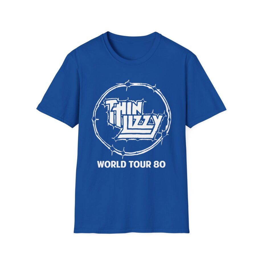 Thin Lizzy World Tour 80 Unisex Softstyle T-Shirt