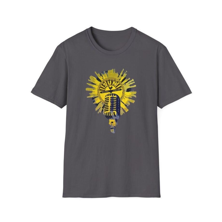 Sun Records Sun Yellow Microphone Unisex Softstyle T-Shirt