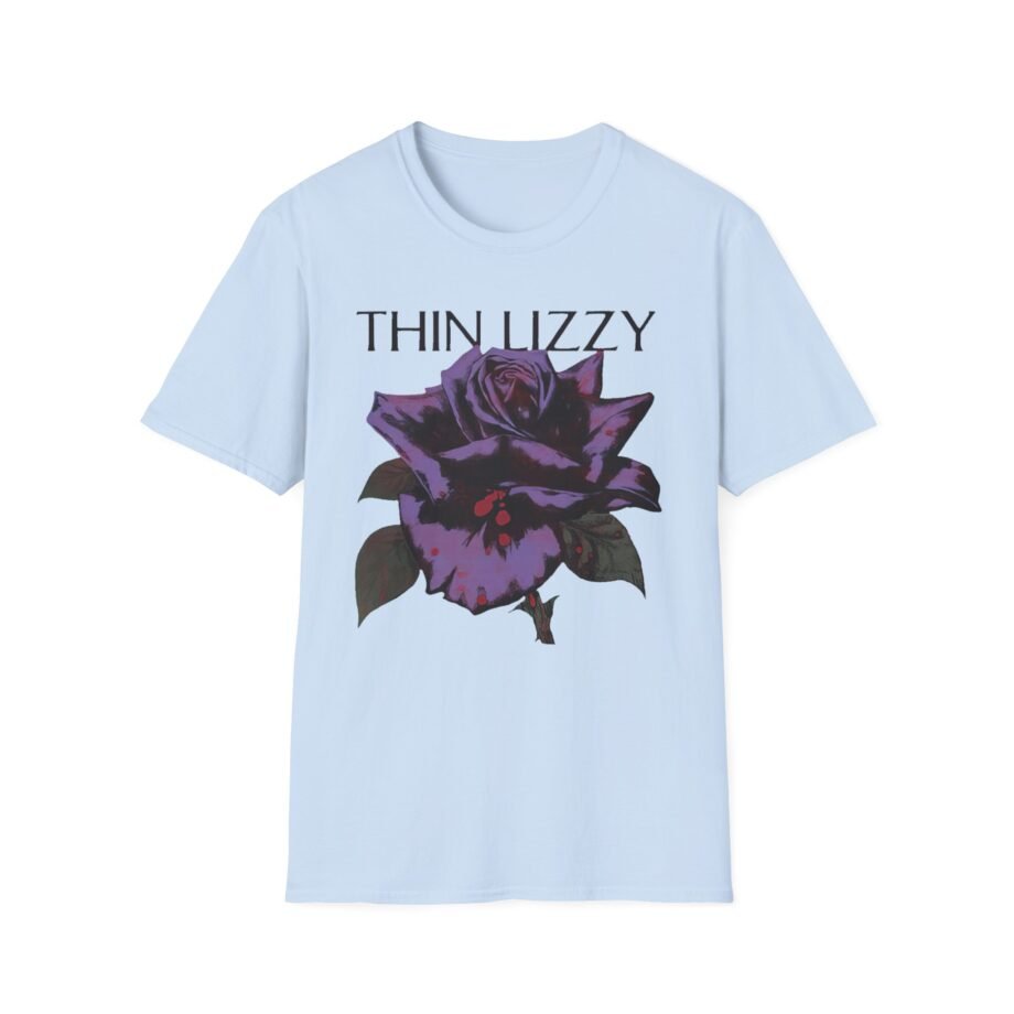 Thin Lizzy Rose Flourish Unisex Softstyle T-Shirt