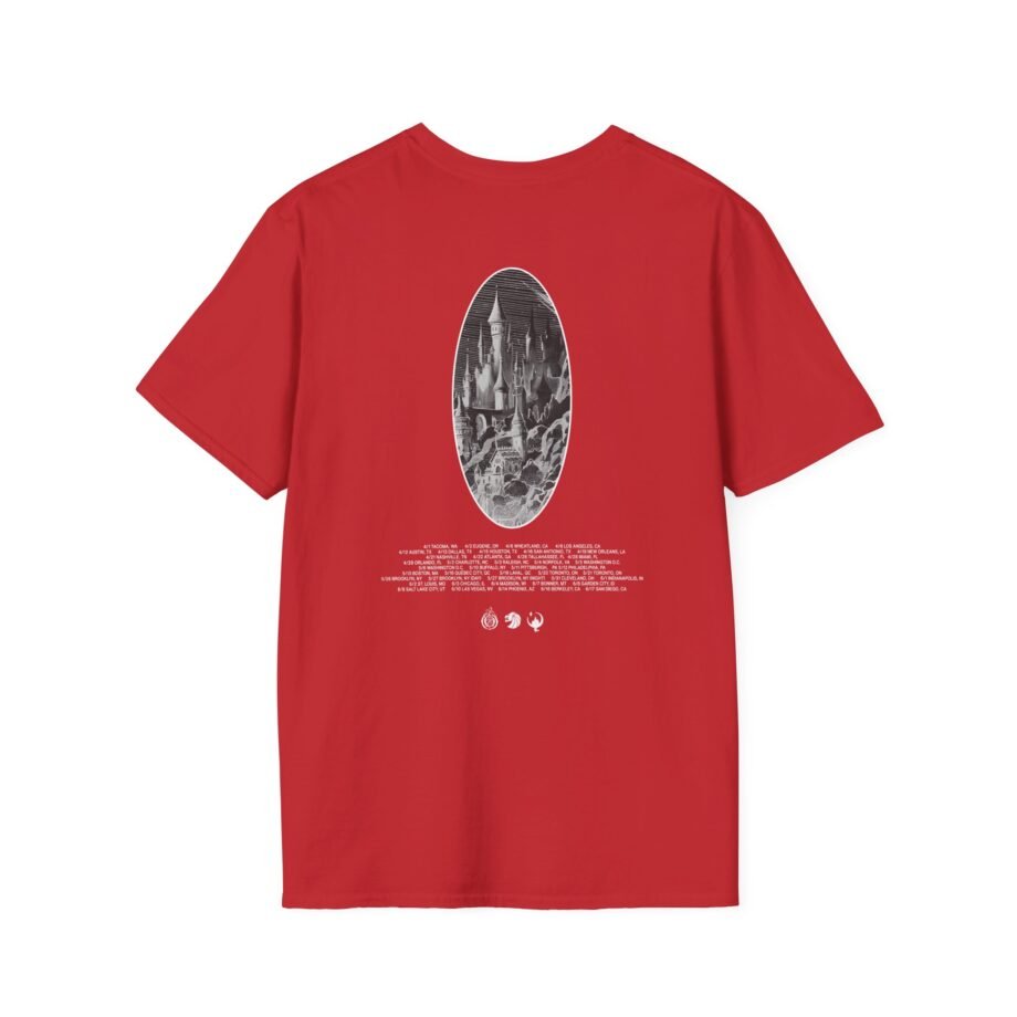 Seven Lions Journey Iii Black Tour Date Unisex Softstyle T-Shirt